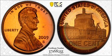 2009-S 1C Lincoln-Presidency PR67RD