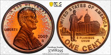 2009-S 1C Lincoln-Professional PR68DCAM