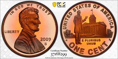 2009-S 1C Lincoln-Professional PR68DCAM