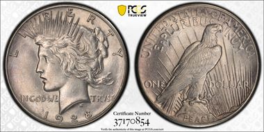 1928 $1 AU58