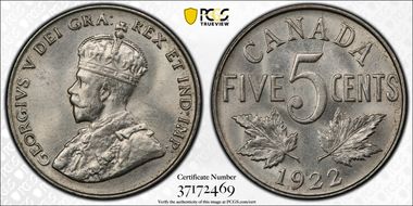 1922 5C Near S MS64