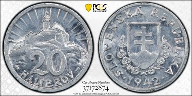 1942 20 H KM-4a Alu MS64