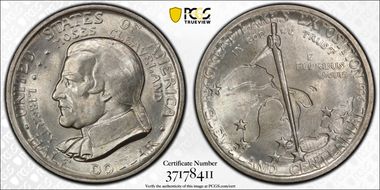 1936 50C Cleveland MS65