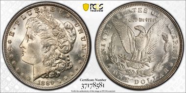 1889 $1 MS65