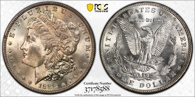 1888 $1 MS65