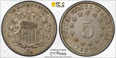 1872 5C DDO FS-103 AU50