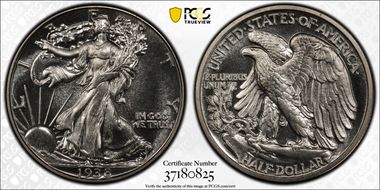 1938 50C PR64