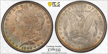 1882 $1 MS64+