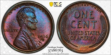 1916-D 1C MS65BN