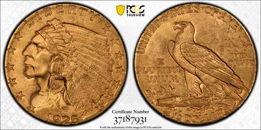 1925-D $2.50 MS64