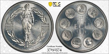 1979 Ecu X#31 Ag PL67