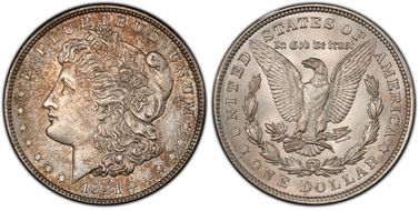 1921 $1 Wide Reeding MS64