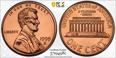 1999-D 1C MS68RD