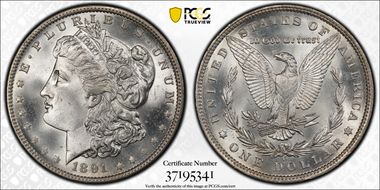 1891-O $1 MS65+
