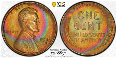 1949-S 1C MS65BN
