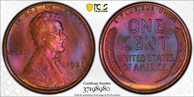 1935 1C MS65RB