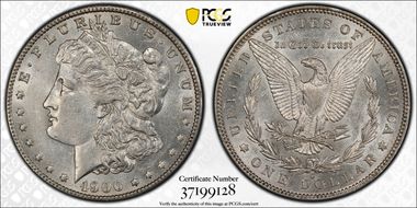 1900-O/CC $1 VAM 7 AU55
