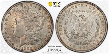 1900-O/CC $1 VAM 7 AU53