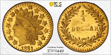 1881 G25C BG-887 MS66PL