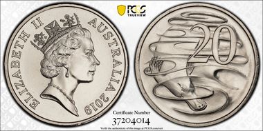 2019 20C R.D. Maklouf Effigy MS69