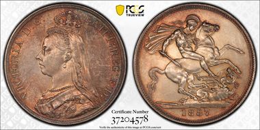 1887 Crown S-3921 MS62