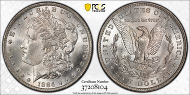1884-O $1 MS63