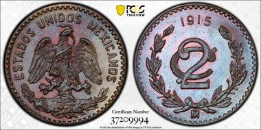 1915 2C Small MS66BN