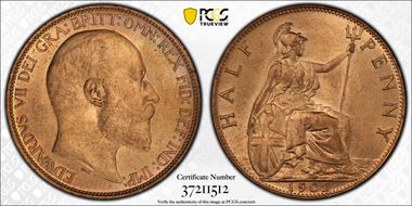 1902 1/2D S-3991A Low Tide MS65RD