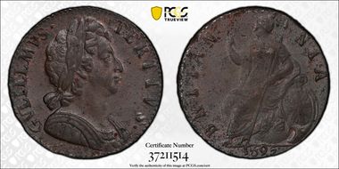 1695 1/2D S-3554 MS62BN