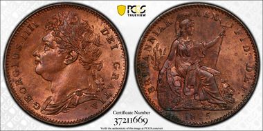 1825 1/4D S-3822 MS63RB