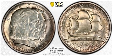 1936 50C Long Island MS63