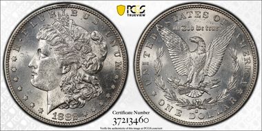 1882-S $1 MS62