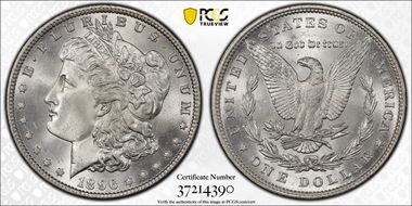 1896 $1 MS65+