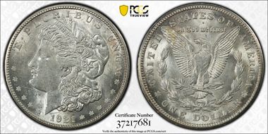 1921-S $1 VAM 1B-4, Thorn Head MS62