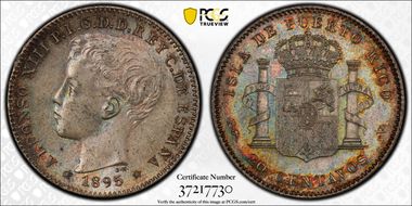 1895-PG V 20C KM-22  Ag MS62