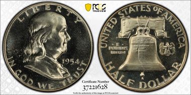 1954 50C PR65