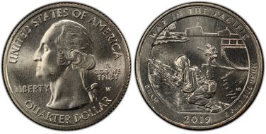 2019-W 25C War in the Pacific NP First Week of Discovery MS65