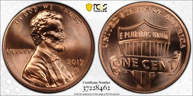 2019-W 1C Shield  First Strike MS69RD