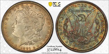 1891 $1 MS62