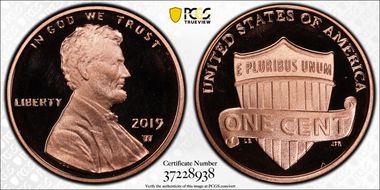 2019-W 1C Shield PR67DCAM