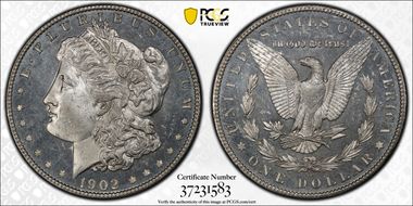1902-O $1 MS64+ DMPL