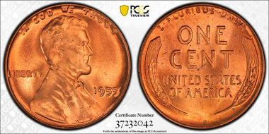 1955 1C DDO FS-102 MS66RD