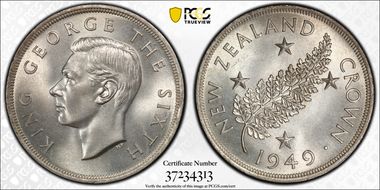 1949 Crown KM-22  Ag MS65