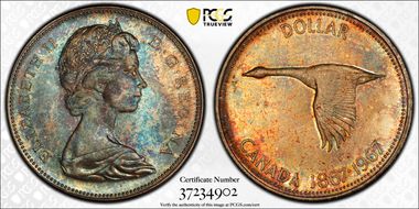 1967 S$1 MS65