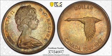 1967 S$1 MS64