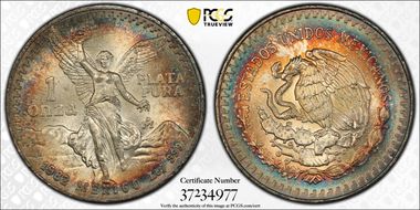 1982-Mo Onza Libertad Ag MS67