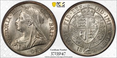 1894 1/2 Cr S-3938 MS64