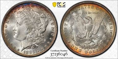 1883-O $1 MS66+