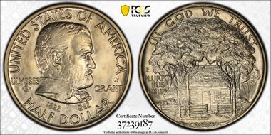 1922 50C Grant, with Star MS65+