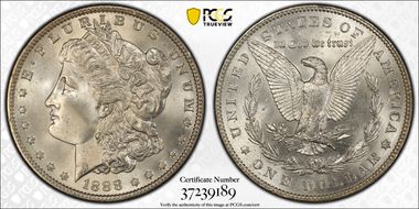 1888 $1 MS66
